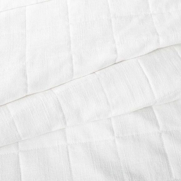 Casaluna -  Quilt Blend Box Quilted Luxe Heavyweight, White - Picture 2 of 3